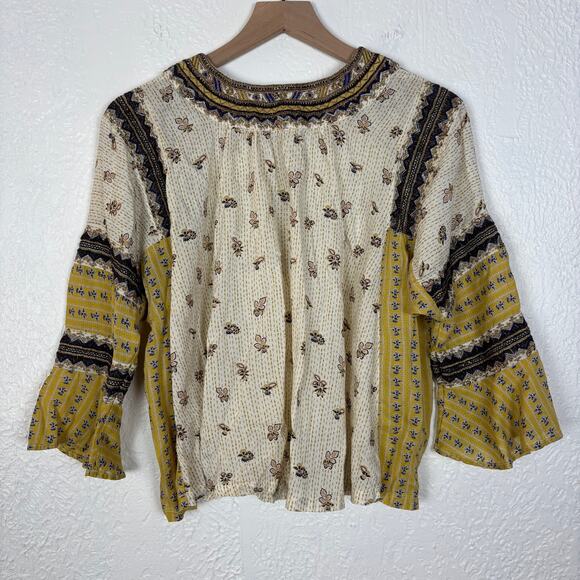 Free People But I Like It Top in Ivory Boho Size XS - Picture 5 of 7